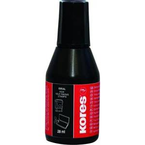 KORES Мастило за печати, 28 ml, KORES, черно 71338 (71338)