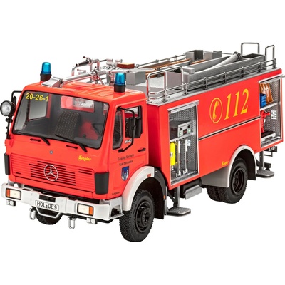 Revell Сглобяем модел Revell Съвременни: Камиони - Пожарникарски камион Мерцедес Бенц 1625