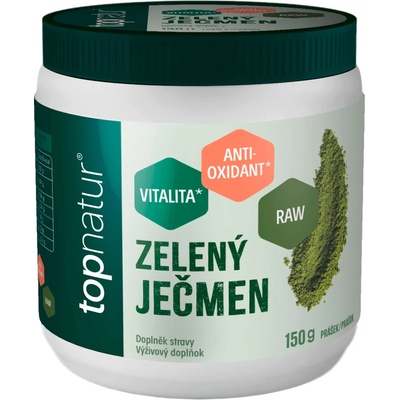 TOPNATUR Zelený ječmen prášek 150 g