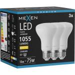 Mexen Nova 3x LED крушка E27, R63, 10W, Топла - 3000K, 1055 lm - L104-E27-1030-01x03 (L104-E27-1030-01x03)
