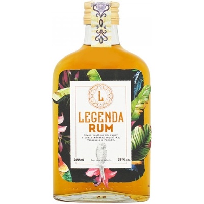 Legenda Rum 38% 0,2 l (čistá fľaša)