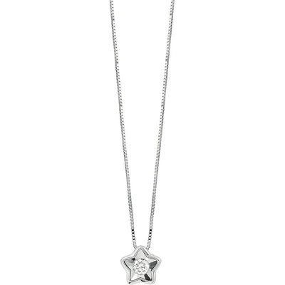 Bliss Златно дамско колие с диаманти Bliss 20086518 (20086518)