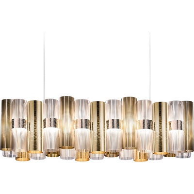 SLAMP ПЕНДЕЛ la lollo 70w led 2700k ЗЛАТО (lalsxxlgld01t00nmt)