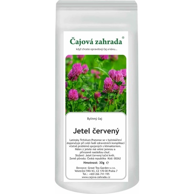 Čajová zahrada Jetel červený luční květ bylinný čaj 30 g
