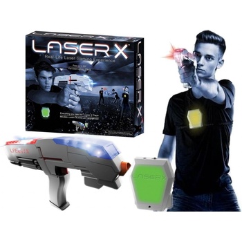 TM Toys LaserX pištoľ s infračervenými lúčmi sada pre jedného hráča