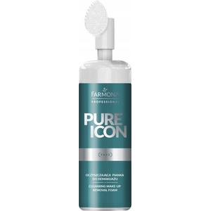 Farmona Natural Cosmetics Laboratory Почистваща пяна за лице Pure Icon, с водорасли и силиконова четка, 150 ml
