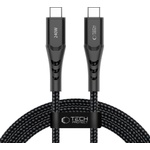 Tech-Protect ub11t ultraboost type-c cable pd 240w / qc3.0 200cm black (5906302353132)