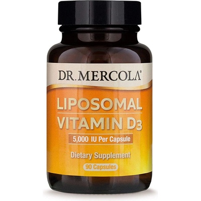 Dr. Mercola Liposomální vitamín D3 5000IU 90 kapslí