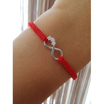 Image 1 of Дамска сребърна гривна Безкрайност (ДСГ9)