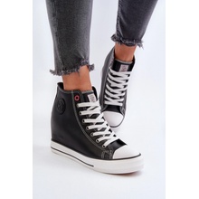 Cross Jeans Women's Wedge Sneakers čierna