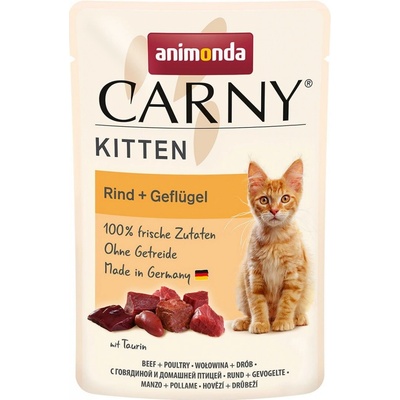 Carny Kitten drůbeží koktejl 12 x 85 g