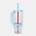 Star Bottle 1180ml BPA-Free Water Filter Plastic Waterbottle - Blue