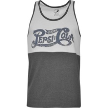 Pepsi Tílko Print Vest Mens denim Marl Wht