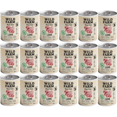 Wild Farm Pate Lamb 18 x 400 g