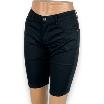 dámske plátené šortky Realize čierná