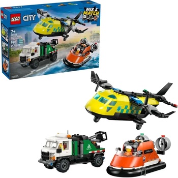 LEGO® City - Airplane, Service Truck & Hovercraft Remix (60505)