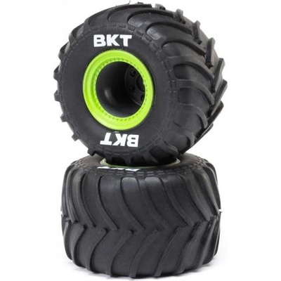 Losi Загубено колело с гума MT, badlock зелен(2): Mini LMT