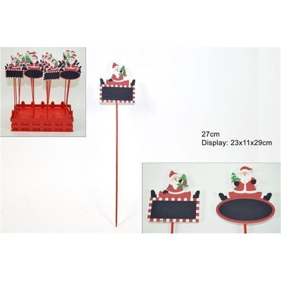 MAKRO Santa na paličke 27cm rôzne druhy