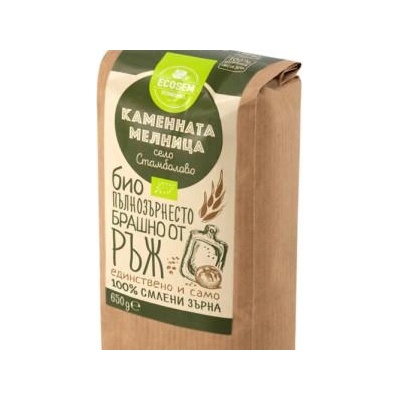 ECOSEM Био пълнозърнесто брашно от ръж