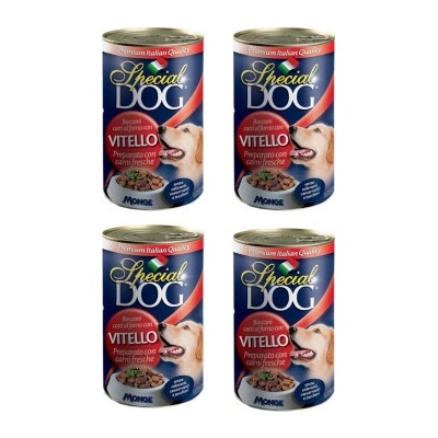 Monge Special Dog with Veal 4 x 1275 g