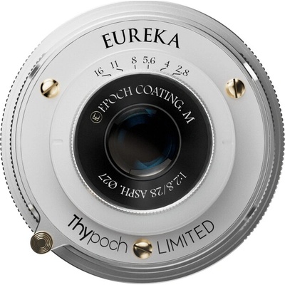 DZO Optics Thypoch Full-frame Photography Lens Eureka 28mm f/2.8 ASPH pre Fujifilm X Mount Pearl White