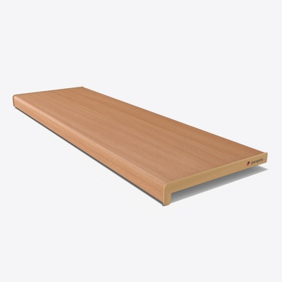 Vnitřní parapet PVC 150x40 mm, Buk – Hledejceny.cz