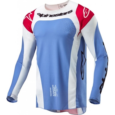 Alpinestars Techstar OCURI svetlo modro-bielo-červený