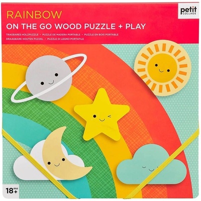 Petitcollage robustné puzzle Rainbow