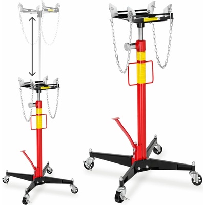 tectake Hydraulický zvedák převodovky 0,5t - červená
