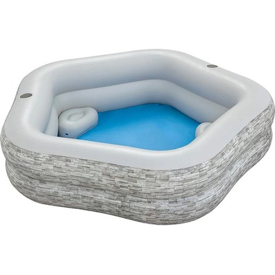 Bestway Family Pool TruPrint Stone 213x206x53 cm (54423)
