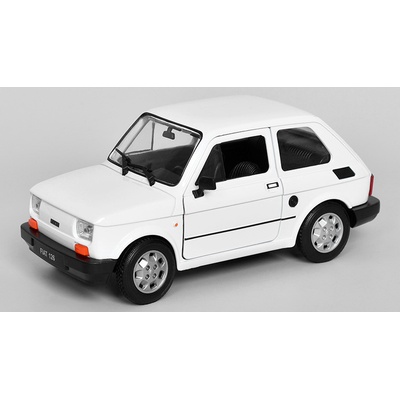 Welly Fiat 126 bilá 1:21