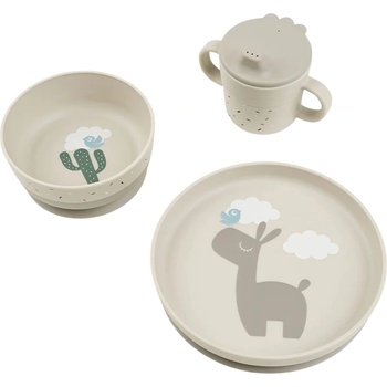 Done by deer Детски съдове Foodie Lalee пясъчен цвят 3 части (1593099)