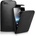 Sony Xperia Miro ST23i Flip Калъф Черен + Протектор