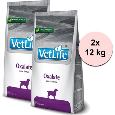 Vet Life Dog Oxalate Canine 2 x 12 kg