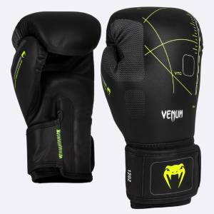 Venum | Официален Вносител за България Боксови Ръкавици Venum Training Camp 4.0 - Black/Neo Green - 14 oz