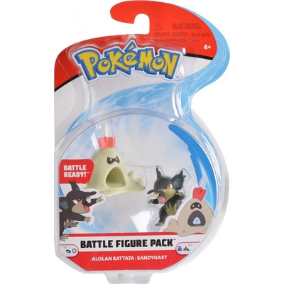 Jazwares Pokémon Alolan Rattata a Sandygast