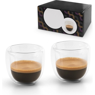 ČistéDrevo Súprava dvoch izotermických šálok 75 ml