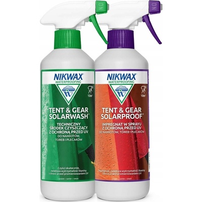 Nikwax Tent & Gear SolarWash + SolarProof pro praní a impregnaci stanů