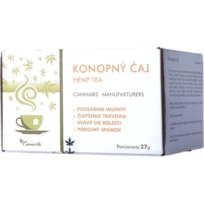 Cannavita Konopný čaj porciovaný 15 x 1,8 g