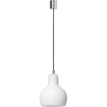 Kaspa Висяща лампа Longis I с бял абажур хром (10875103)