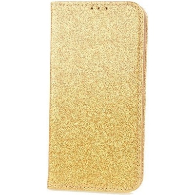 Púzdro Glitter Huawei Y5 2019 zlaté.
