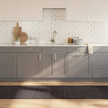 Image 1 of vidaXL Килим, правоъгълен, тъмнокафяв, 70x400 см, бамбук (376887)