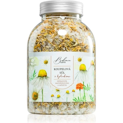 Bohemia Gifts & Cosmetics Bohemia Natur сол за вана с три вида билки лайка, невен, мащерка 1200 гр