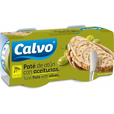 Calvo Tuniaková paštéta s olivami 2 x 75 g
