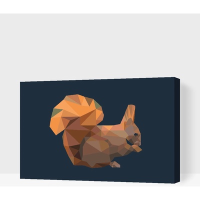 Vymalujsisam Malování podle čísel Grafická veverka