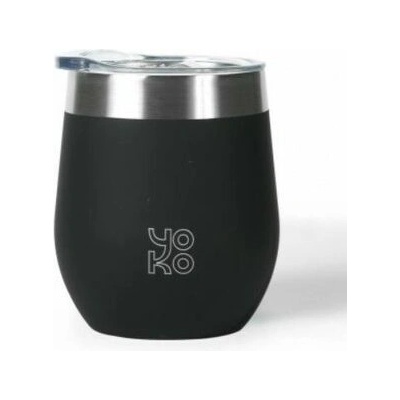 Yoko Design nerezový hrnek na kávu Noir 250 ml