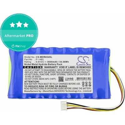 Baterie pro Chauvin Arnoux 6116, 8335, Scopix Mobiles Oscilloscope II, Megger CA 6543, 3600mAh, Ni-MH, 9.6V, P-1482, HQ