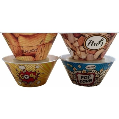 Plastimex Miska POPCORN 4dekory plast 0,75 l