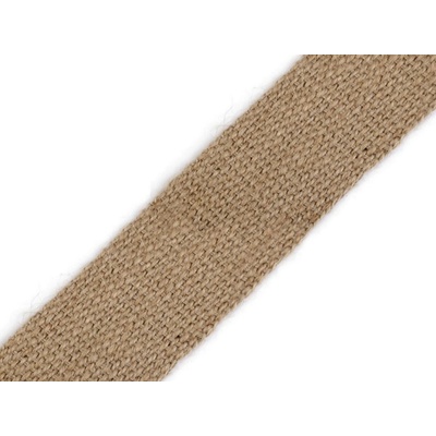 Jutový popruh šíře 40 mm režná přírodní 1 m