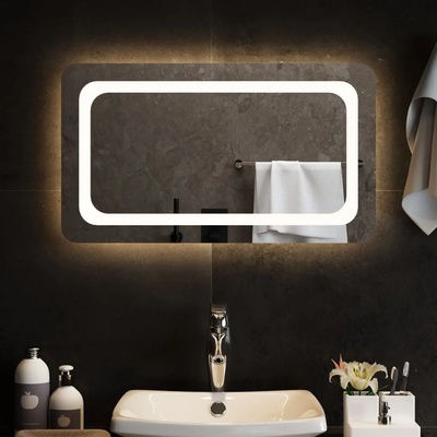 vidaXL LED огледало за баня, 70x40 см (151783)